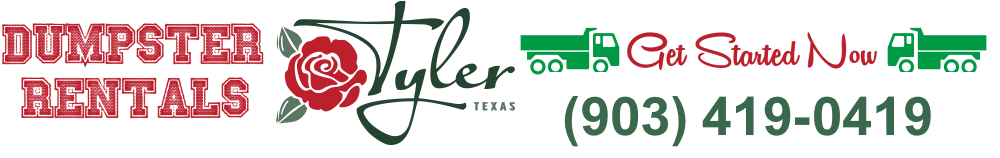 Rent a dumpster in Tyler Texas